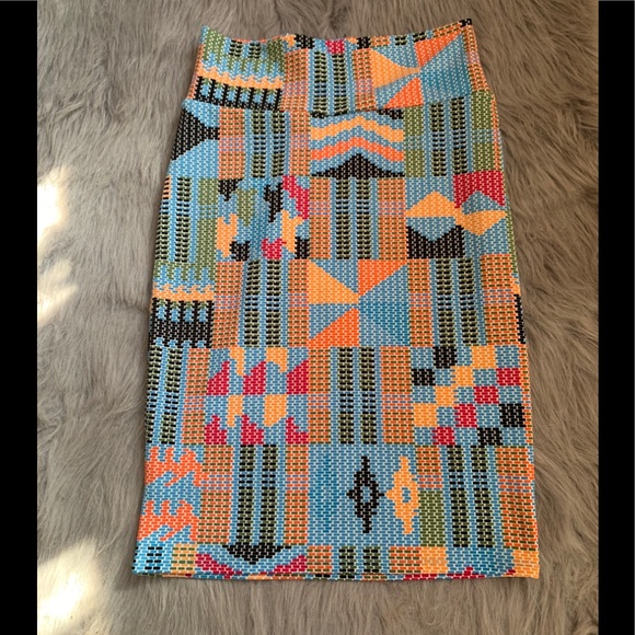 LuLaRoe Dresses & Skirts - Lularoe Multicolors Pencil Skirt Size S